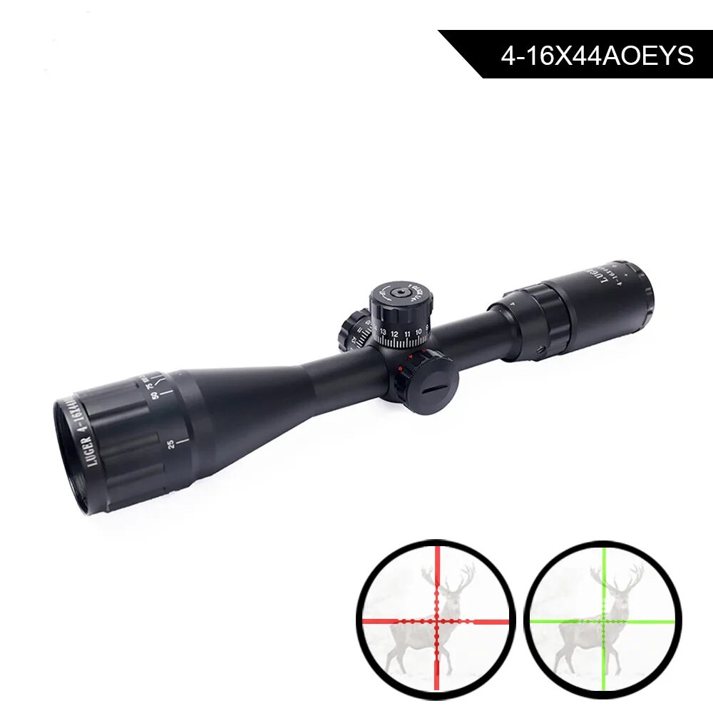 96m 416x44 Hunting Scope Tactical Optics Rifle Scope Red Green