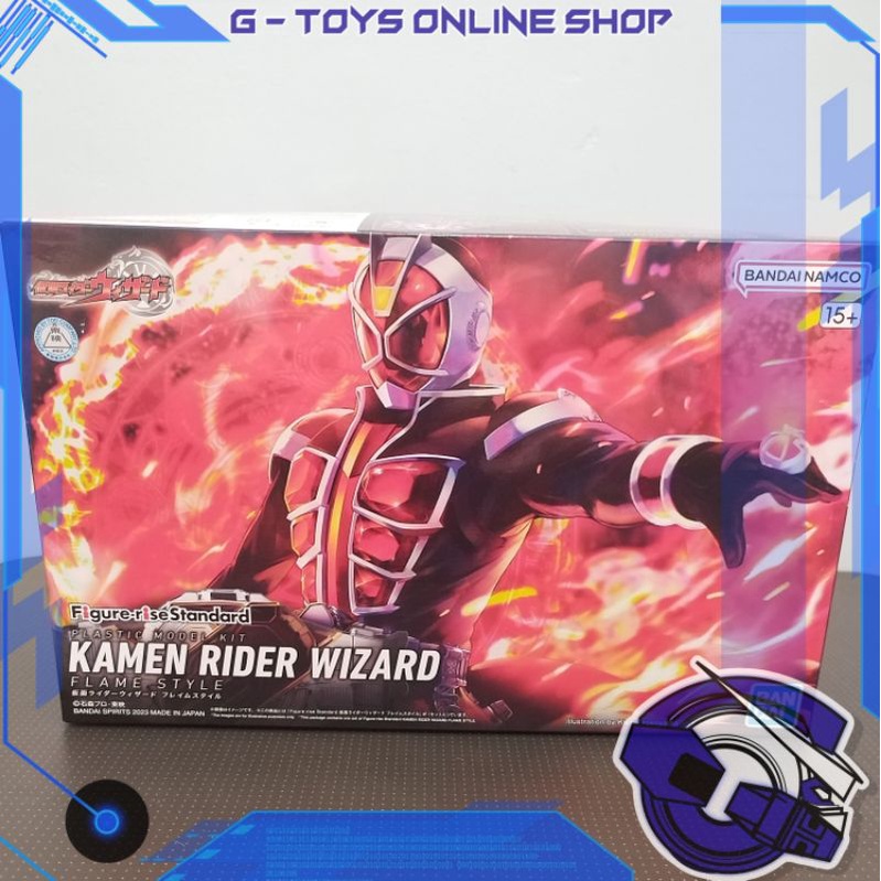 Figur-rise Standard Kamen Rider Wizard (Flame Style) | Shopee Philippines