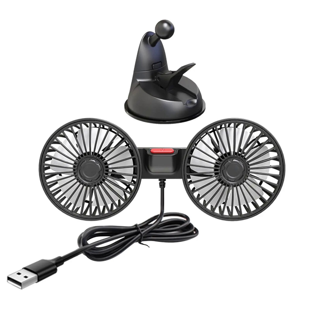 Auto Cooling Fan Wind Regulation USB Three Speeds Control Low Noise