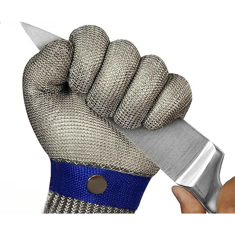 Cut Resistant Glove Stainless Steel Mesh Metal Gloves Working Safety
