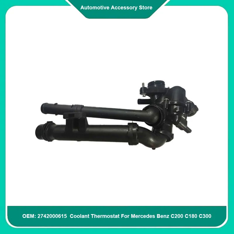 A2742000615 2742000015 1Piece Engine Coolant Thermostat For Mercedes