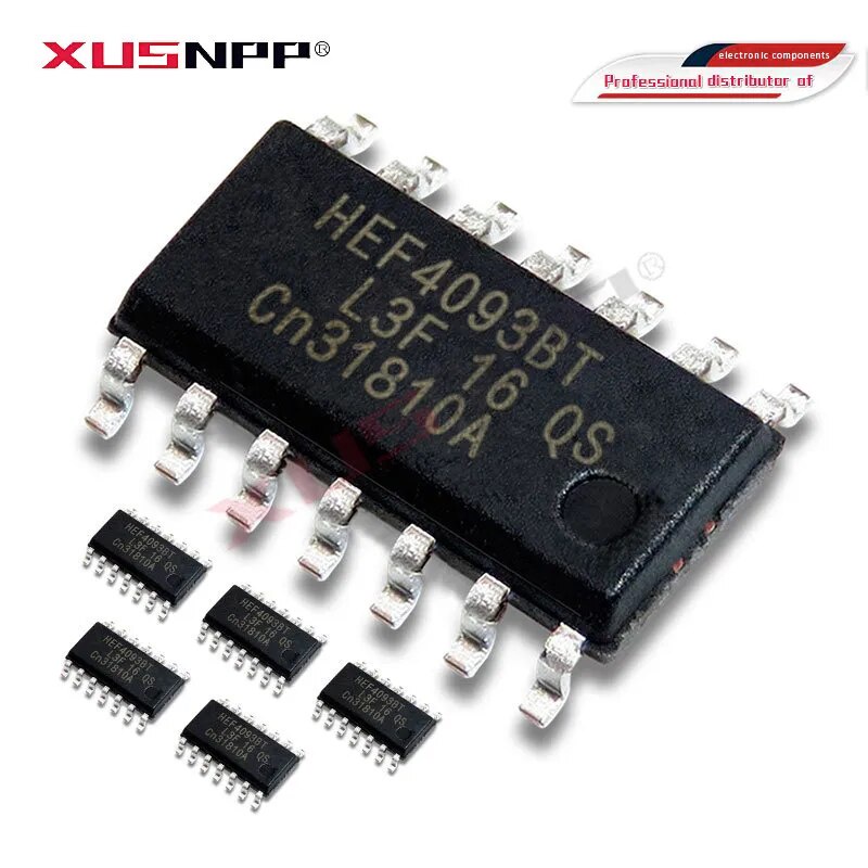 10PCS HEF4093BT HEF4017BT HEF4052BT HEF4069UBT SOP HEF4013BT HEF4093 ...
