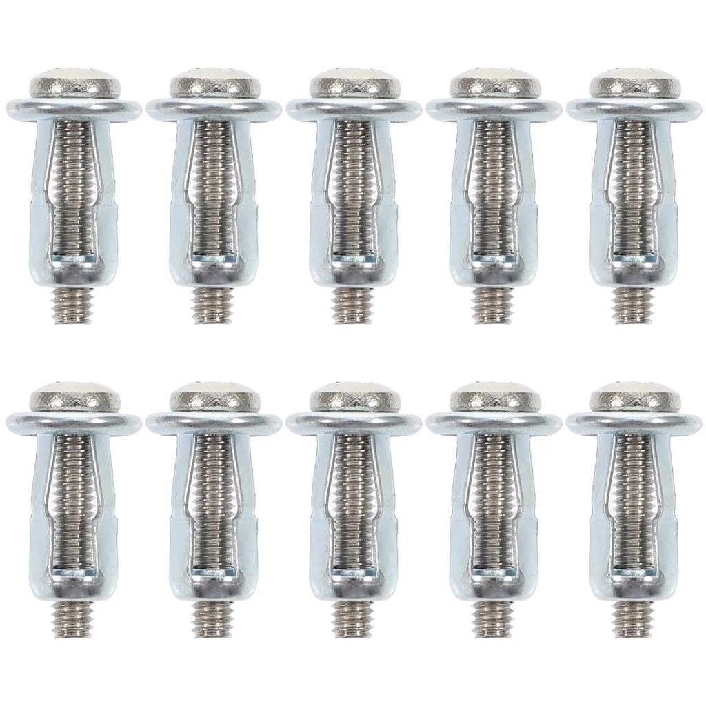 10set Rivets Aluminum Sheet Metal Expansion Nut Expansion Nuts Screw Fasteners Jack Nut Tool 0764