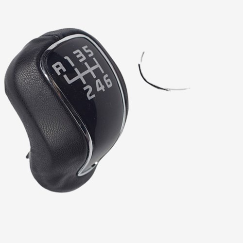 kAuT℗Leather Manual Stick Gear Shift Knob Lever Shifter 6 Speed For