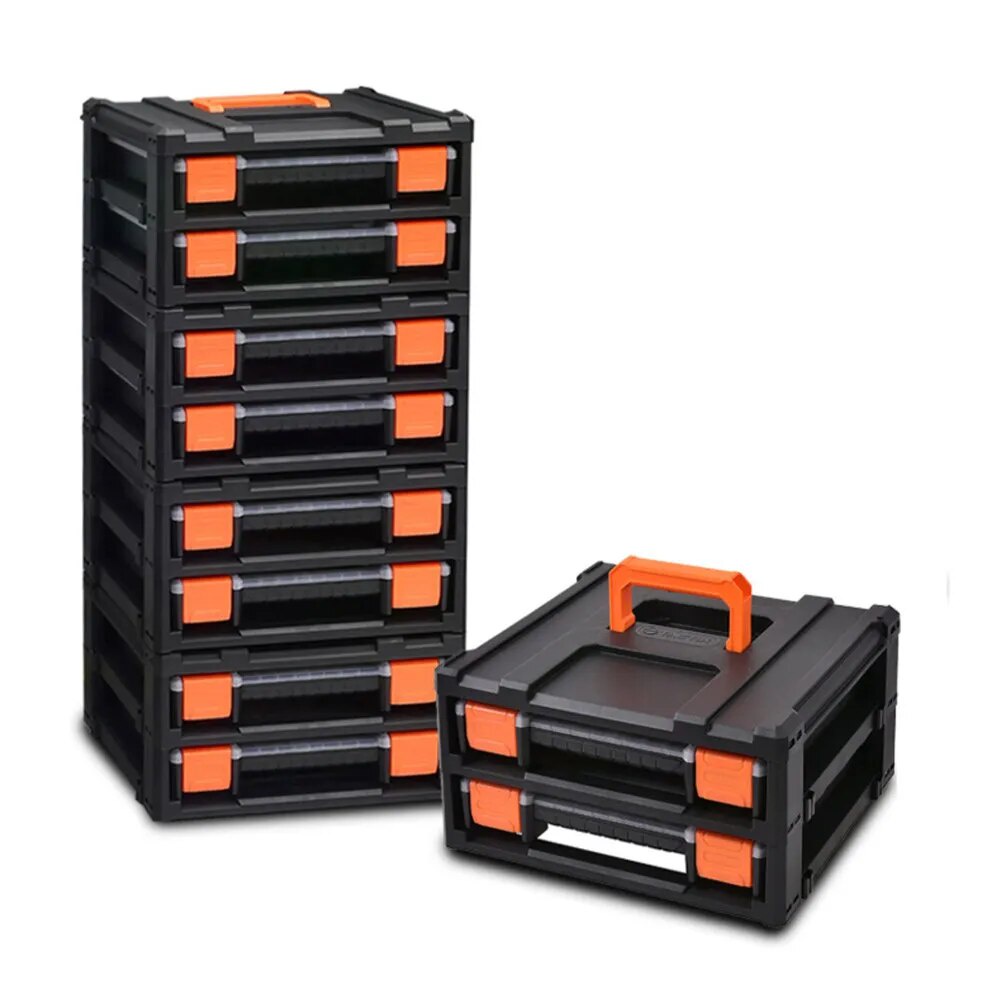 Tool Box Portable Toolbox Set Edc Accessories Large Empty Organizer