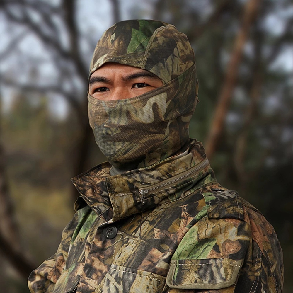 Tactical Scarf Camouflage Balaclava Full Face Mask CP Hat Military ...