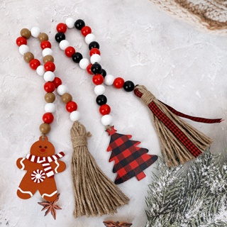 Shop christmas tree garland wooden bead for Sale on Shopee Philippines