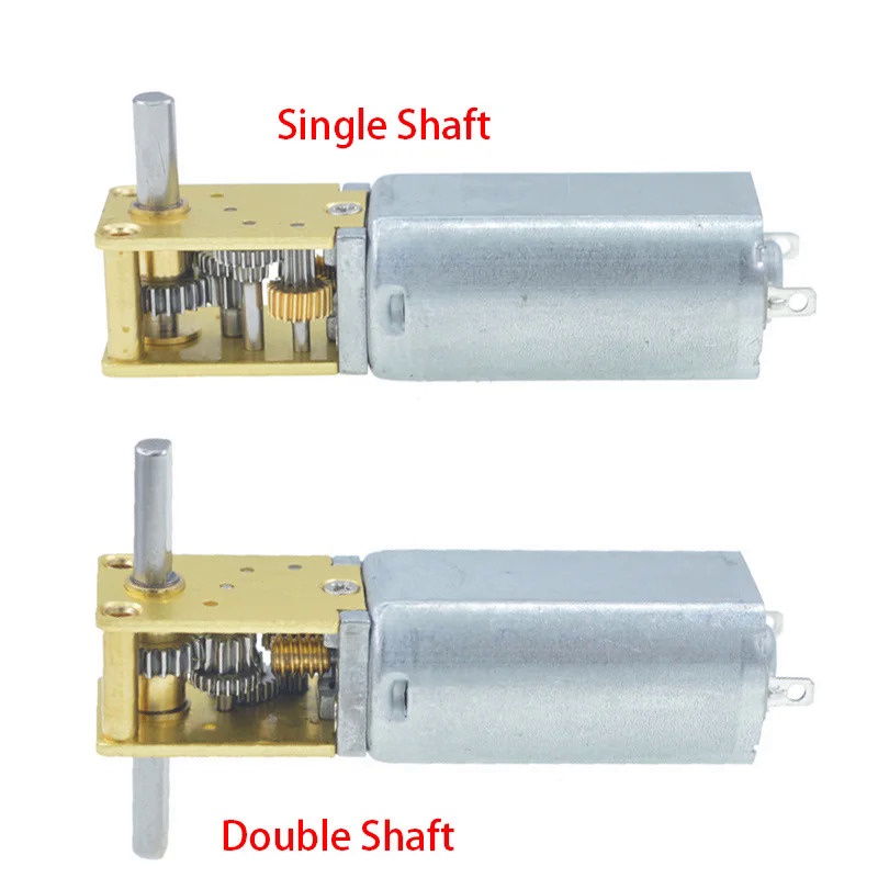 Micromotore Con Riduttore A Vite 1218-N20 &ndash; 3V-12V DC, Grande Coppia, Per Robot