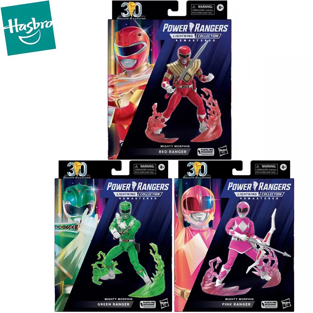 In Stock Hasbro Power Ranger 30Th Remastered Mighty Morphin Red Ranger ...