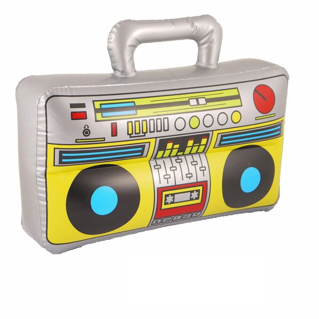 Inflatable Radio Boombox Inflatable Microphones 80s 90s Theme Party ...