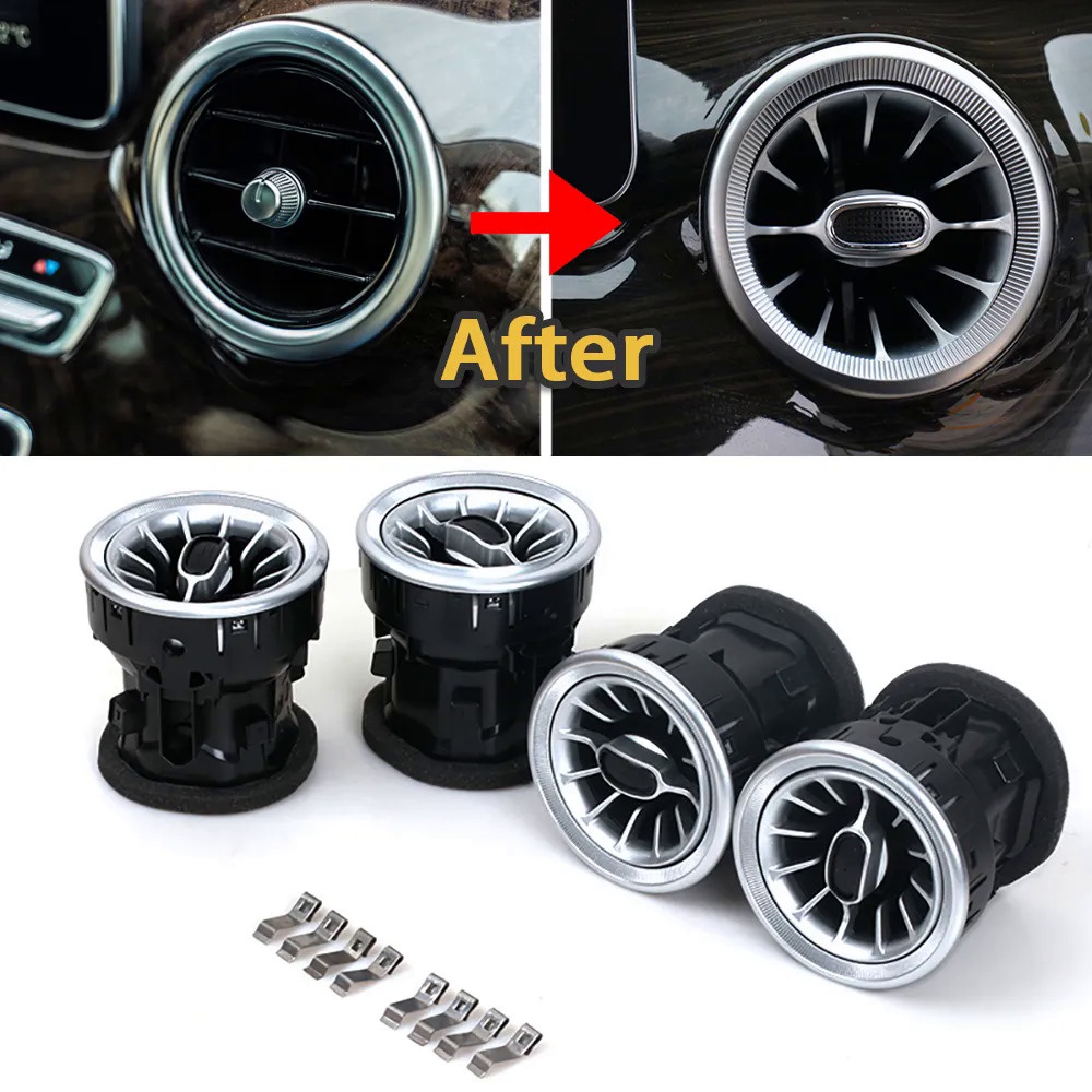 4Pcs Car Front Dashboard AC Air Vent 8C3Z19893BA For Ford F-250 Super Duty - View #11