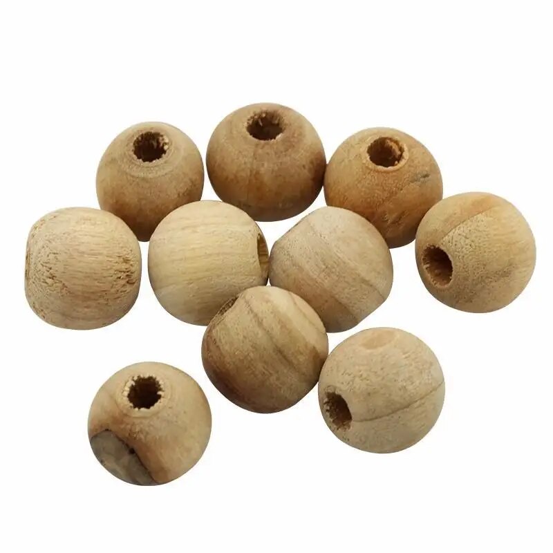 ⚖20Pcs Pure Natural Camphor Wood Ball Moth Balls Cedar Rings Repellent
