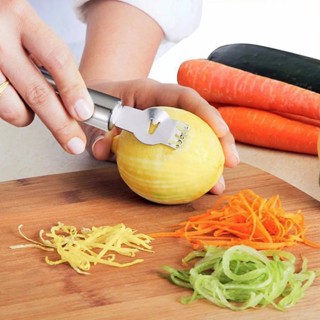 1pc, Lemon Peeler Grater, Orange Citrus Kitchen Peeler, Lemon Zester  Grater, Stainless Steel Lemon Grater Zester, Orange Citrus Peeler Tool With  Channel Knife For Cocktail, Kitchen Tools, Kitchen Stuff