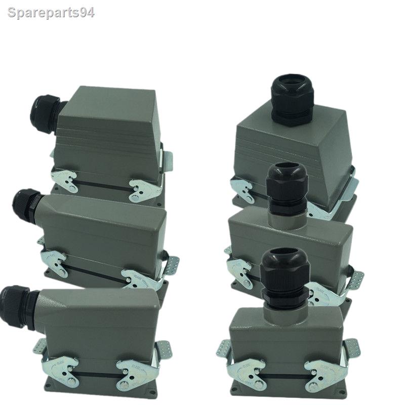 Rectangular heavy-duty connector 10-pin 16-pin 24-pin waterproof ...