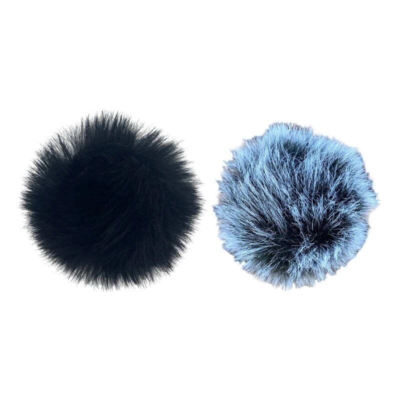 ๑Outdoor Microphone Furry Windscreen Muff Microphone Furs Wind Cover ...