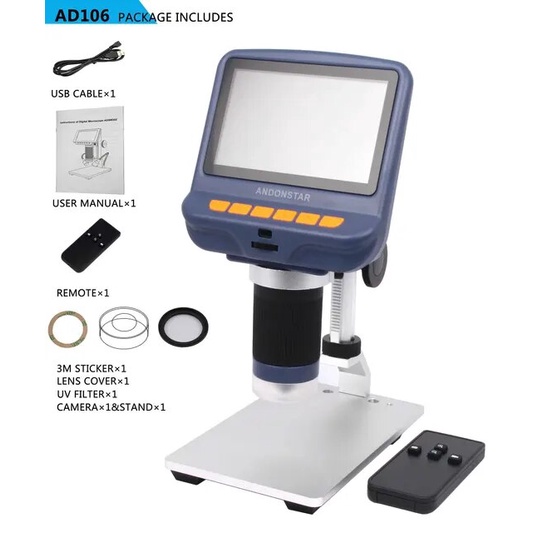 93C Andonstar AD106S USB Digital Microscope with Screen for Phone ...
