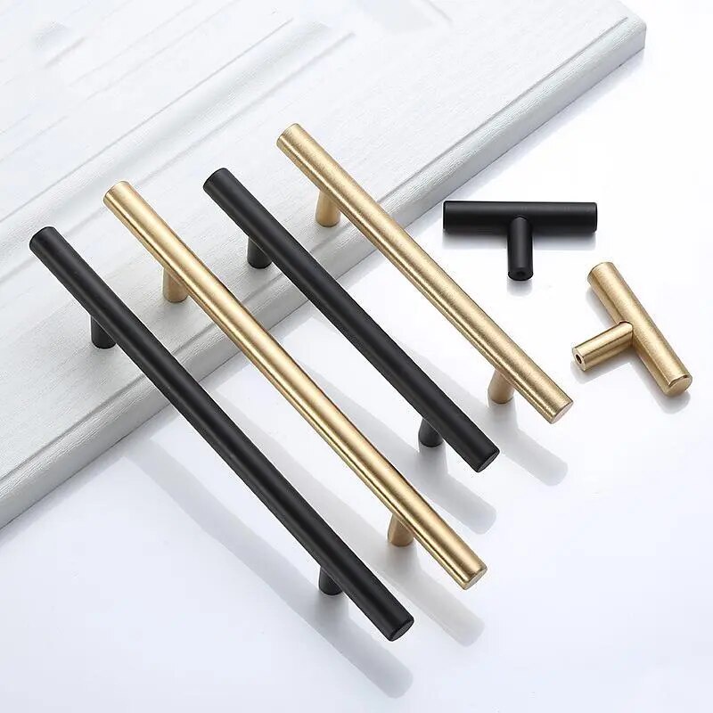 50mm-450mm Stainless Steel Kitchen Door Cabinet T Bar Handle Pull Knob ...