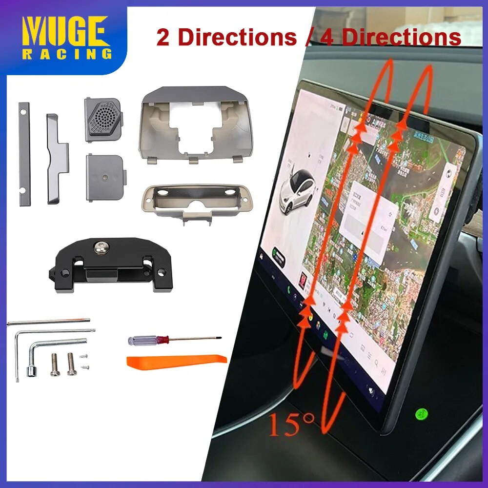 ⚔New Two Four Directions Monitor Rotation Mount Central Control Screen ...