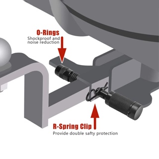 Trailer Hitch Lock Pin Set 5/8 and 1/2 Inch with One Locking System ...