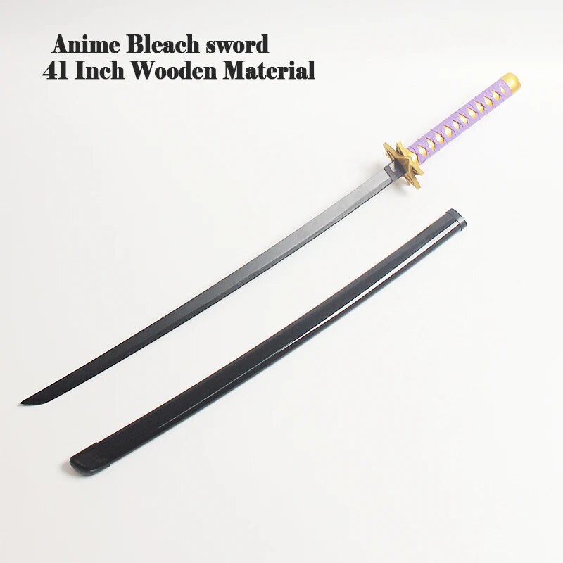 ☫41/29 Inch LengthAnime Bleach Sword Wooden Material Toshiro Hitsugaya