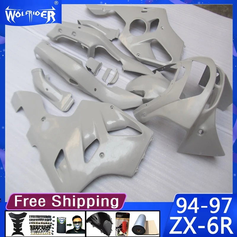 ~Motorcycle ABS plastic fairings for ZX-6R 1994-1997 ZX6R 94 95 96 97 ...