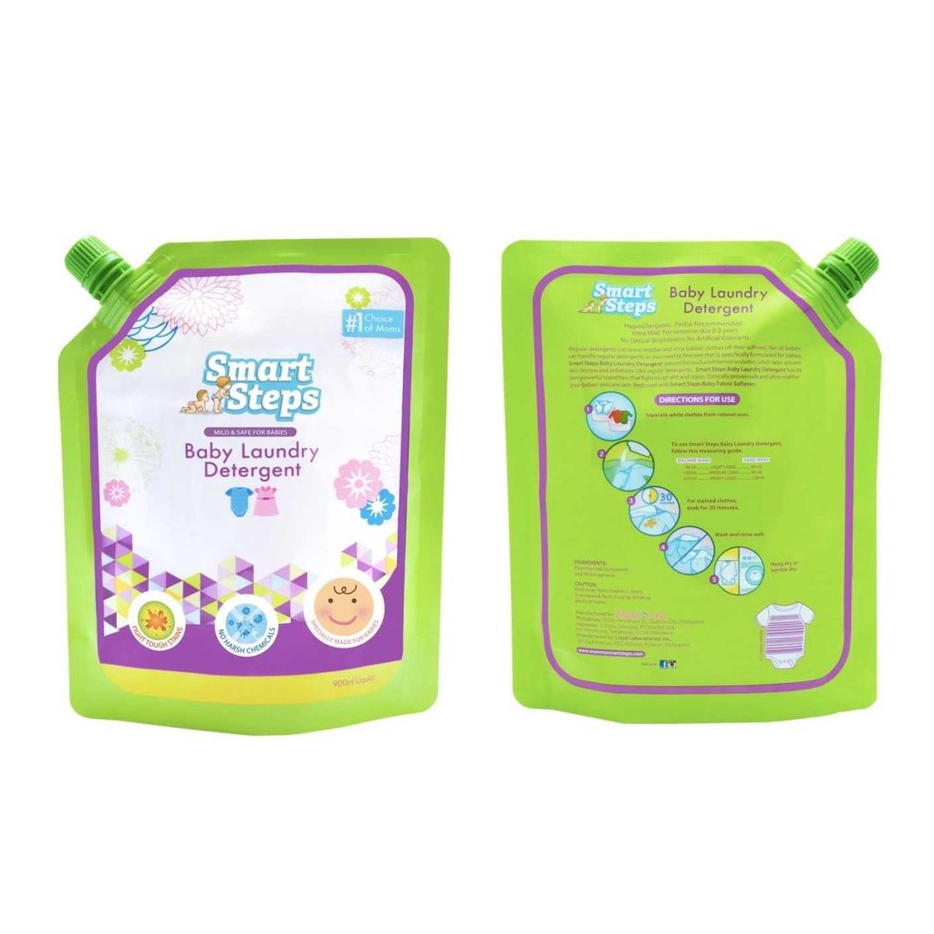 SMART STEPS Baby Laundry Detergent Liquid 900ml Shopee Philippines