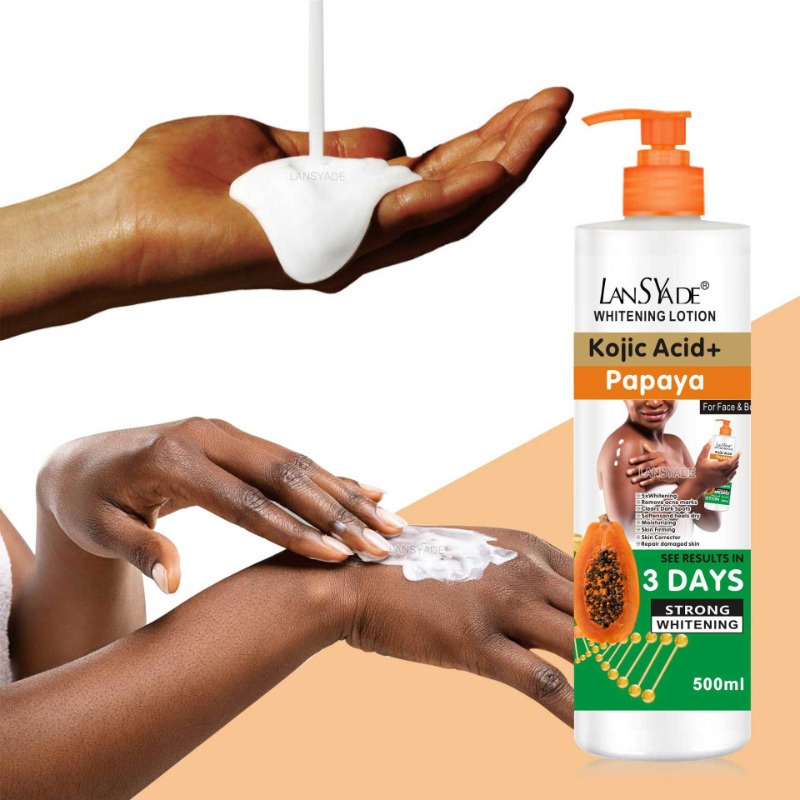 Body lotion☍Papaya Body Lotion Hydrating and Moisturizing Full Body