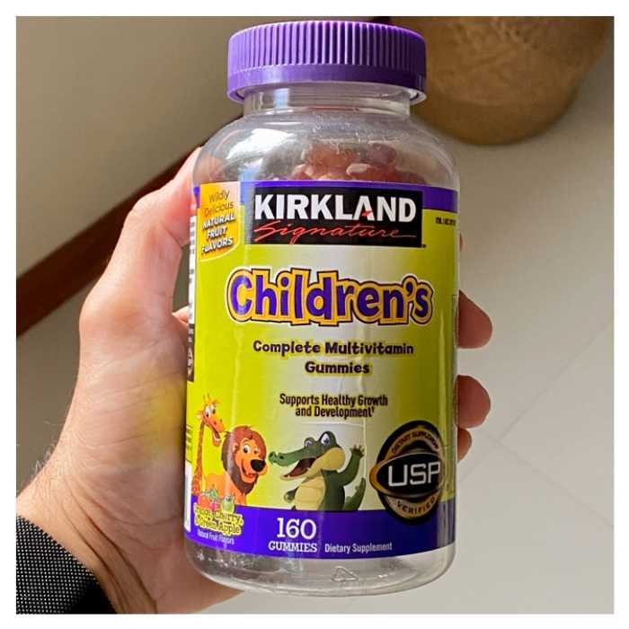 Kirkland Children's Complete Multivitamin Gummies 160 Gummies Shopee