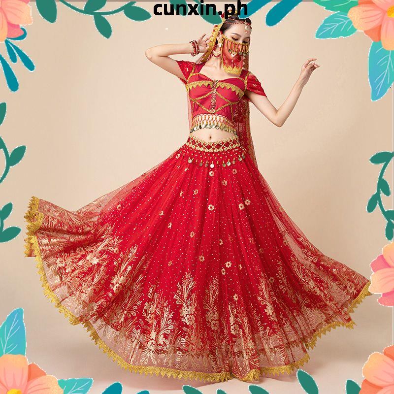 Folk Whirl Dance Costume Exotic Costume Indian Dance Xinjiang Dance