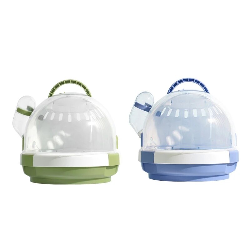 Small Pet Travel Cage Hamster with Water Bottle Small Animal Ventilable