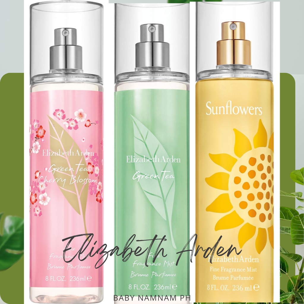 ORIGINAL ElizabthArden Green Tea Sunflowers Cherry Blossom Fragrance