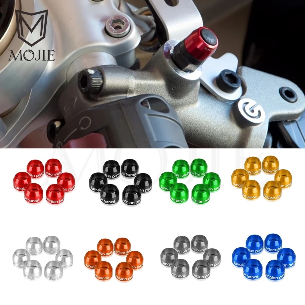 ۞motorcycle Universal Billet Bleed Valve Cover Kit For Honda Cb125r Cb1300 Cb150r Cb190r Cb190x 2921