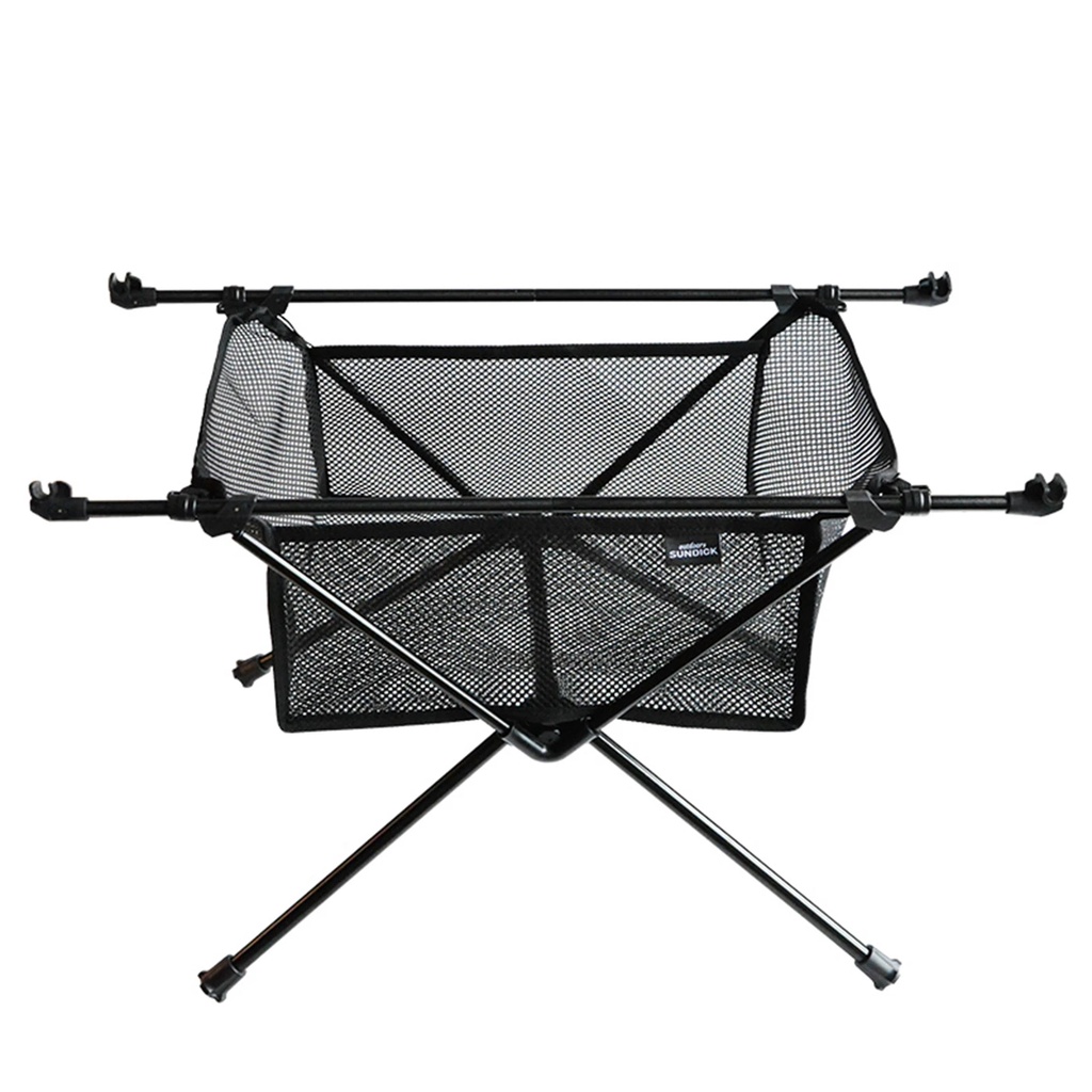 ♡Portable Folding Table Storage Net Shelf Bag Stuff Mesh For Picnic