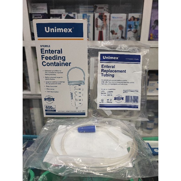 Medical Enteral Feeding Container 600cc, Enteral Replacement Tubing ...