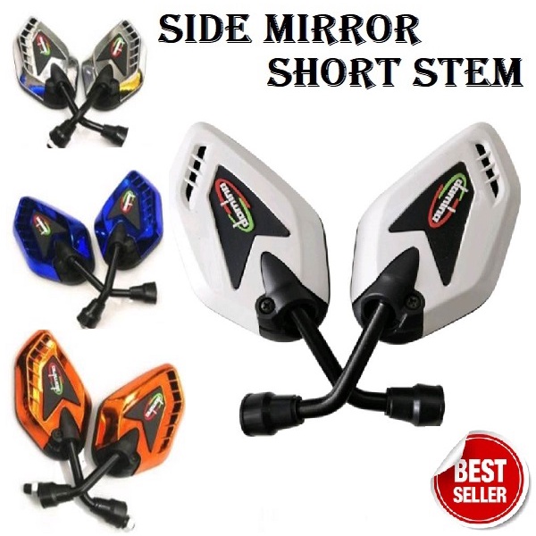 RUSI RUSH 125 2022 Colored Side Mirror Short Steam 1pair Motorcycle ...