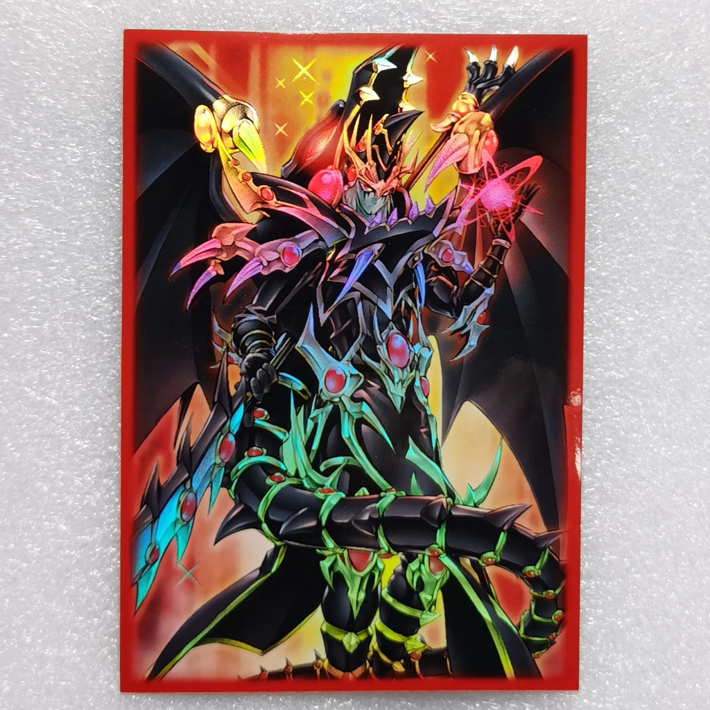 50pcs/pack YuGiOh! OCG Cards Sleeve Yugioh Figure RedEyes Dark