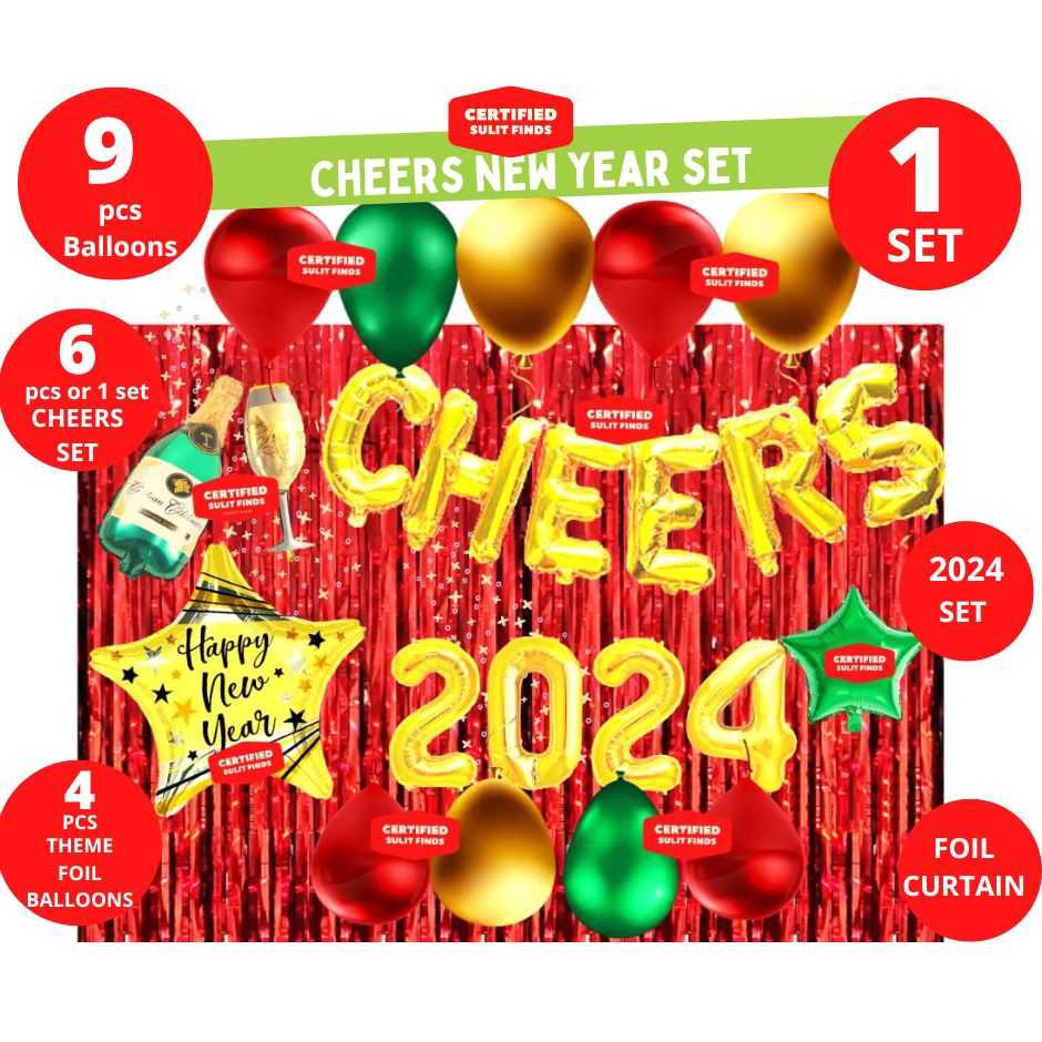 2024 New Year Banner Balloon Party Decoration Set 2024 Package Color Of   Ph 11134201 7r98u Lo1omn1vfct6c4