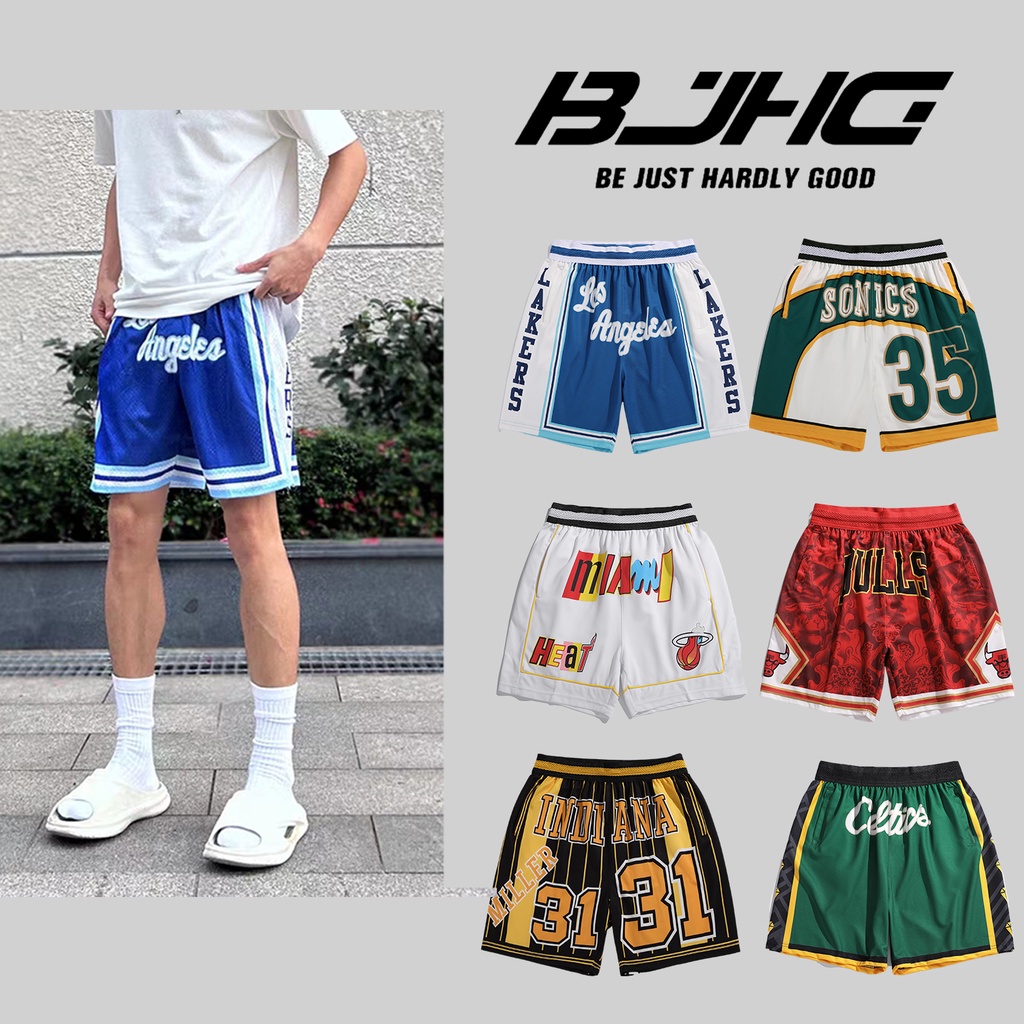 Basketball Jersey Shorts For Men Plus Size NBA Jersey White Shorts For