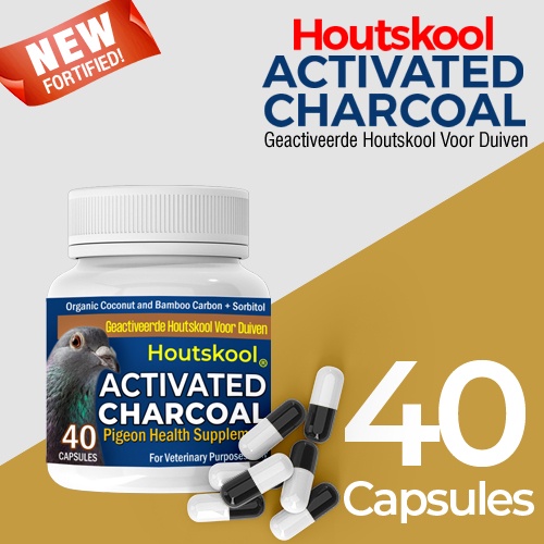 Activated Charcoal Detoxifier Liver Supplement for Pigeons Budgies