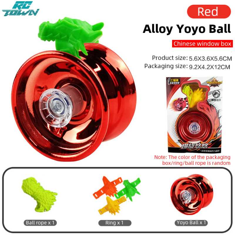 Metal Yoyo For Kids Colorful Professional 3 Bearing Alloy Yoyo With
