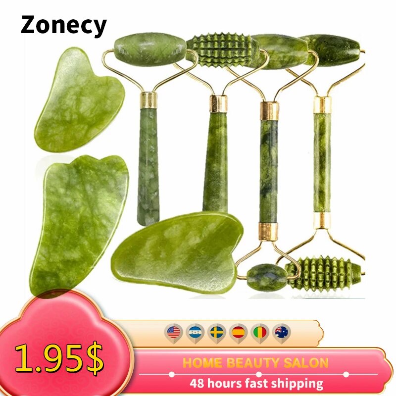 ♨Gua Sha Face Massager Roller Jade Store Scraper Roller Massage for