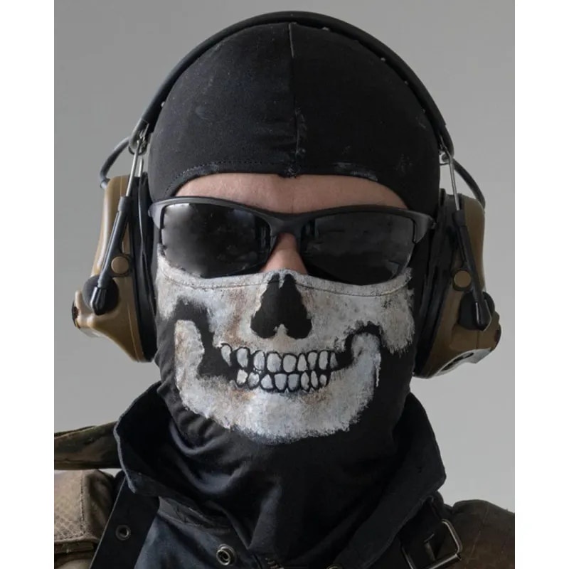 COD:MW2 Ghost Skull Balaclava Ghost Simon Riley Face War Game Cosplay ...