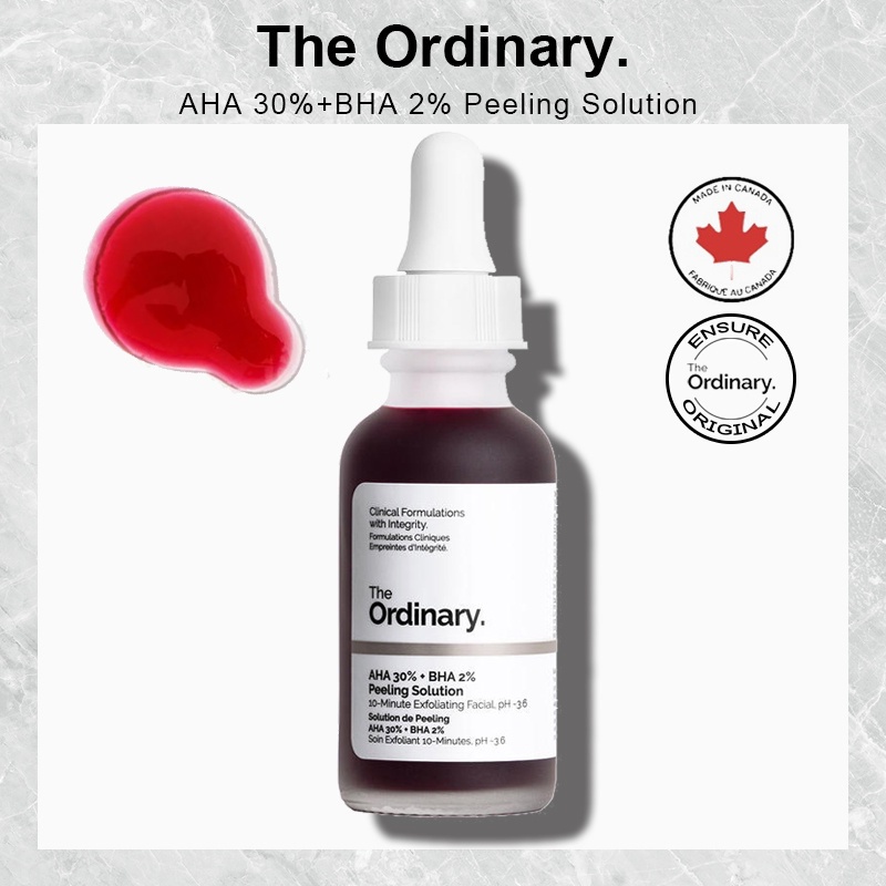 The Ordinary AHA 30+BHA 2Peeling Solution face serum Exfoliating Acne