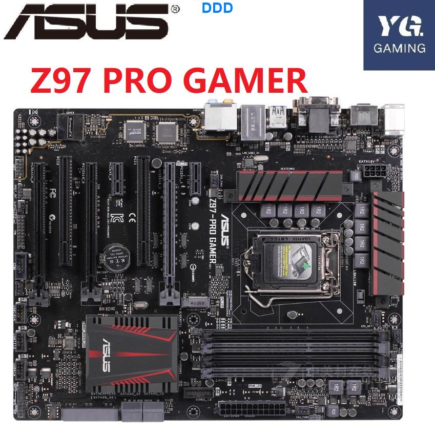 DDD Motherboard ASUS Z97-PRO GAMER LGA 1150 DDR3 32GB Desktop Asus Z97