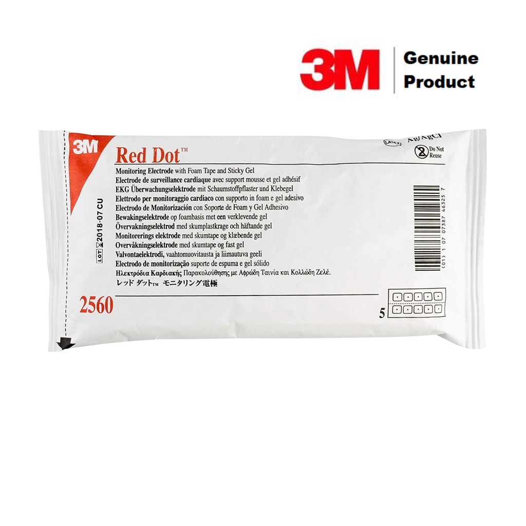3M ECG Electrodes 3M Red Dot Disposable ECG Electrodes Adult Size . No
