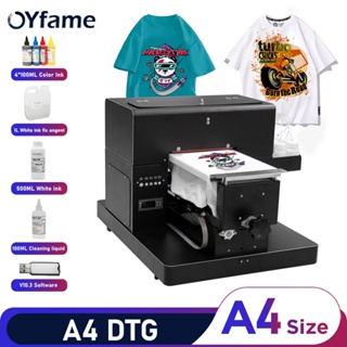 OYfame A3 Flatbed Printer T-shirt Printing Machine Multicolor A3 DTG tshirt  Printer for t shirt printing With Holder Frame - AliExpress