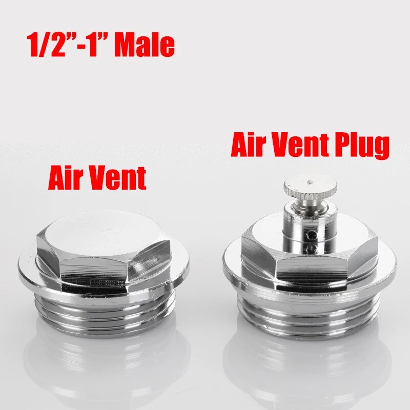 1 4 3 8 1 2 Radiator Plug Running Wind Radiator Manual Air Vent 