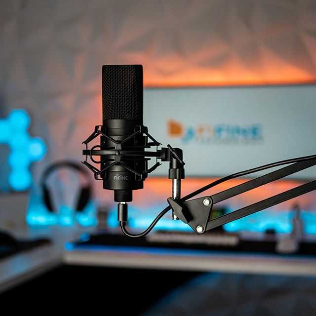 Fifine T669 Professional Studio Cardioid Condenser USB Microphone Kit