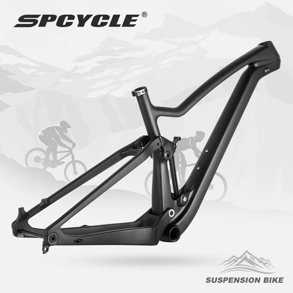 Spcycle 29er Carbon Full Suspension Frame 29 Boost Mountain Bike