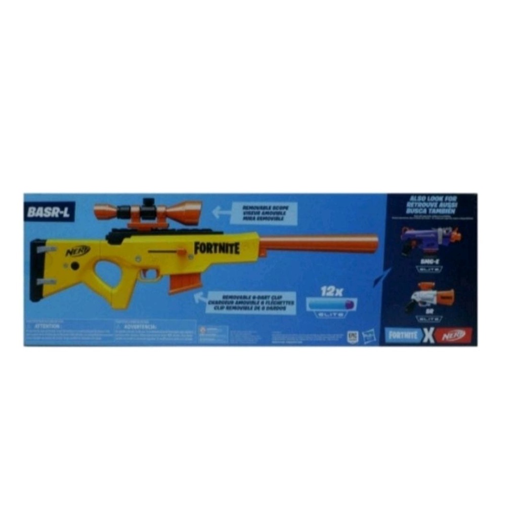 Nerf Fortnite BASRL Bolt Action Elite Darts Blaster Shopee Philippines